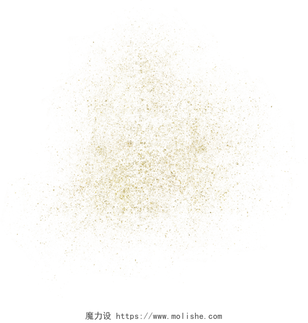 颗粒沙子金色底纹分散金粉素材